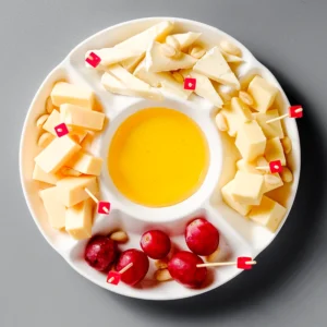 Сырная тарелка с мёдом и орехами