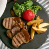 Телячий язык гриль с картофелем | Ресторан «ВолкоВкус»