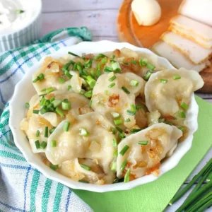 Вареники с картофелем и луком