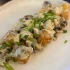 Морской гребешок с грибами, картофелем и луком под соусом «Шампань»